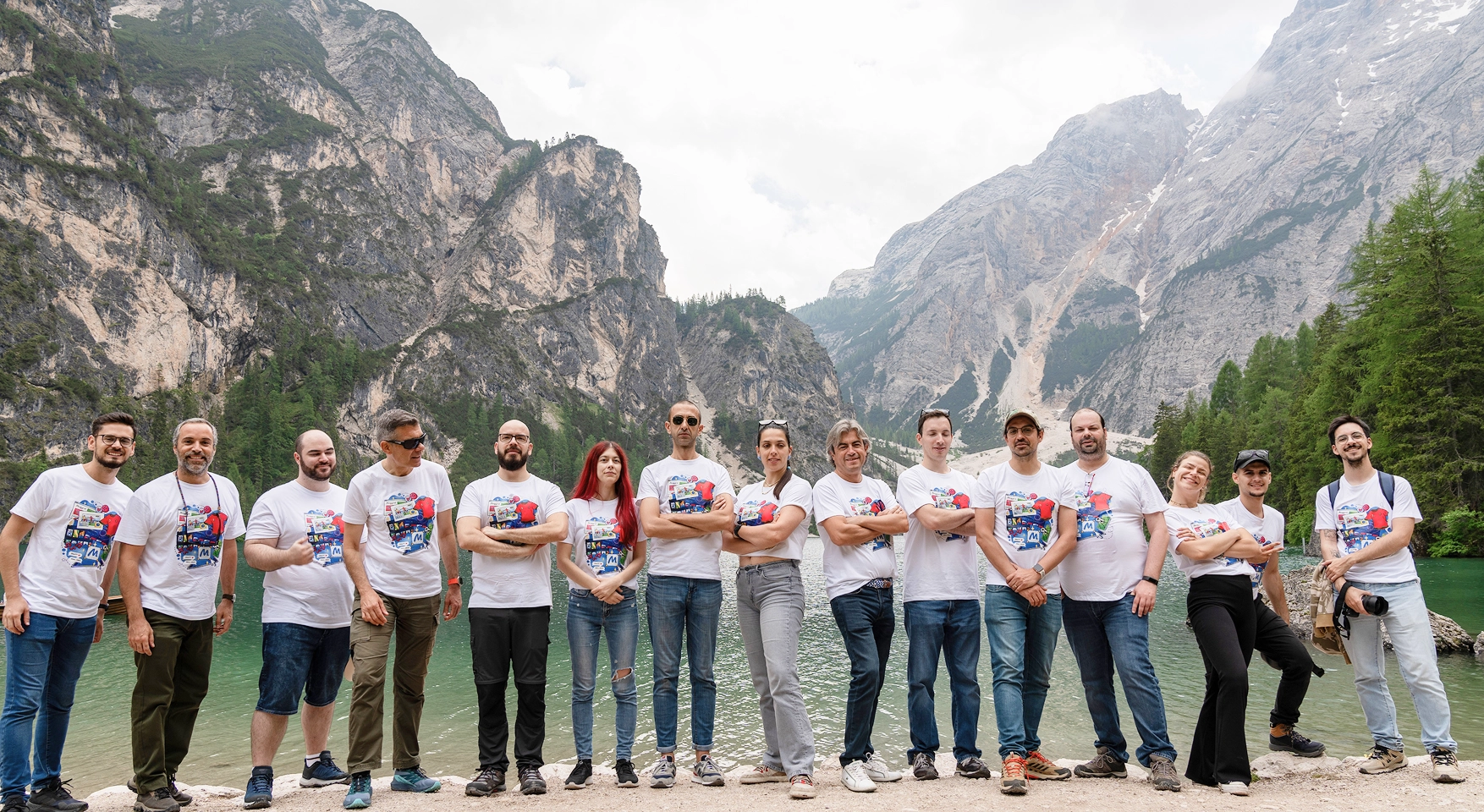 Magycal Team in front of a lake