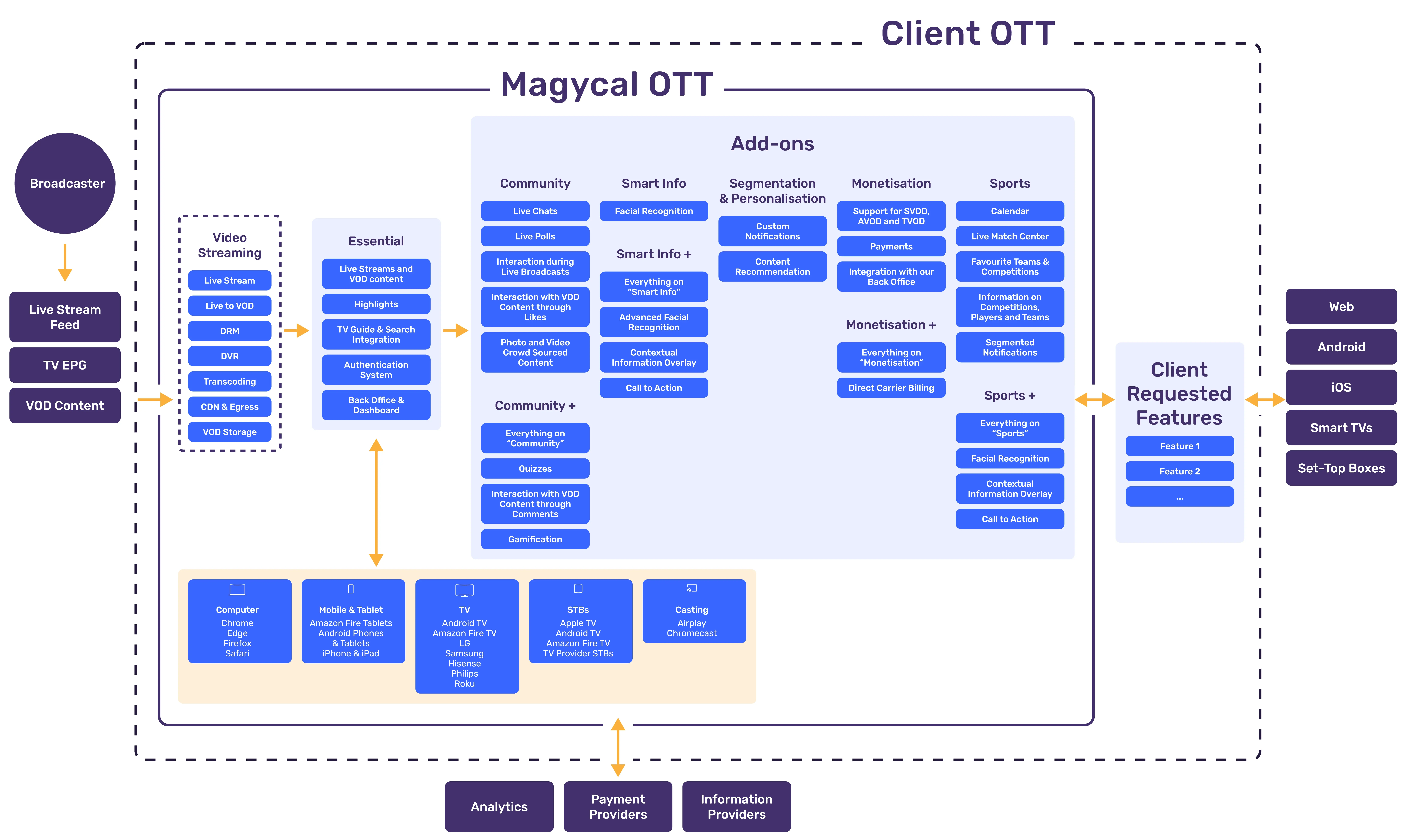 diagram of the OTT structure