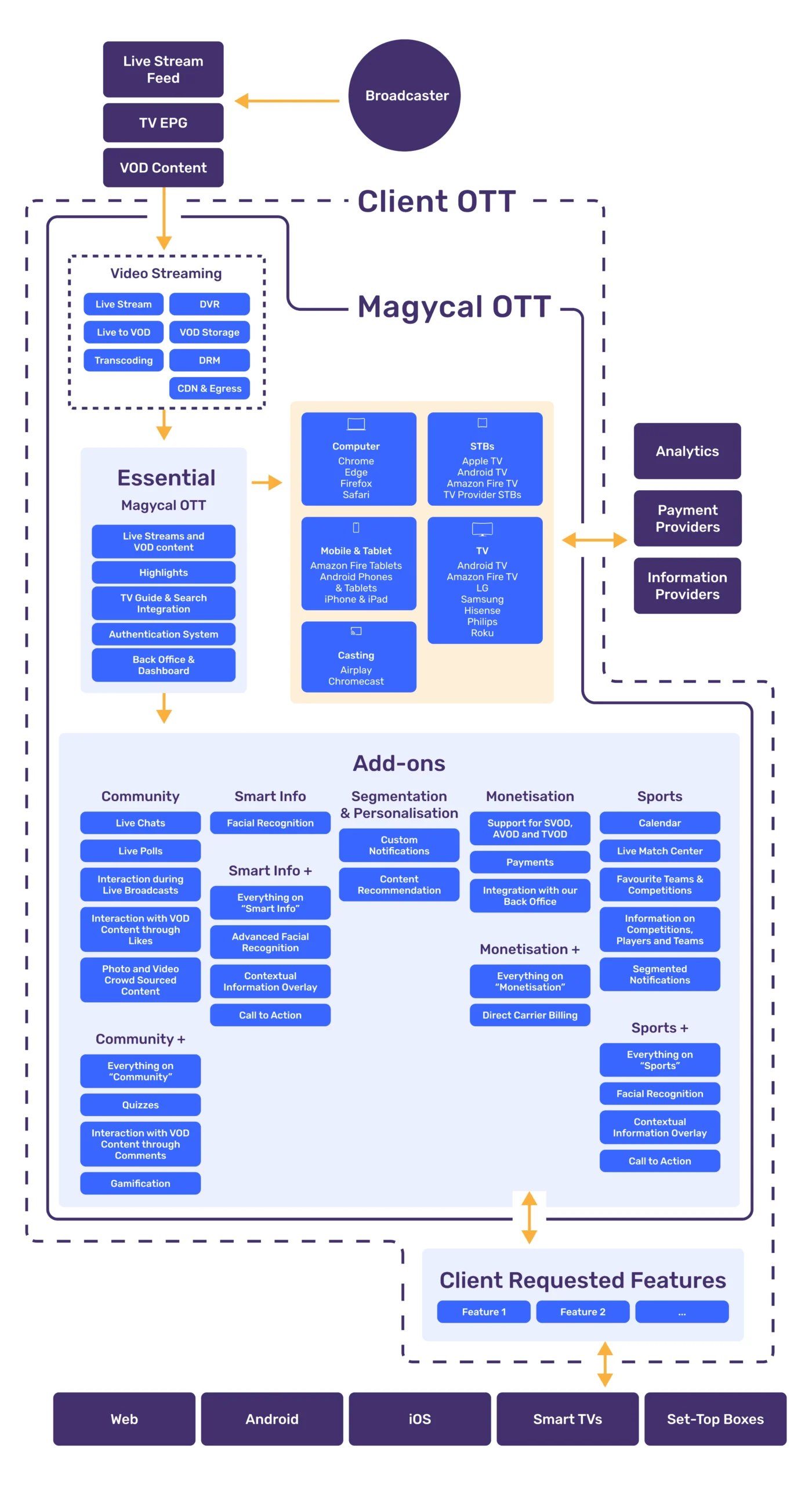 mobile version of diagram of the OTT structure