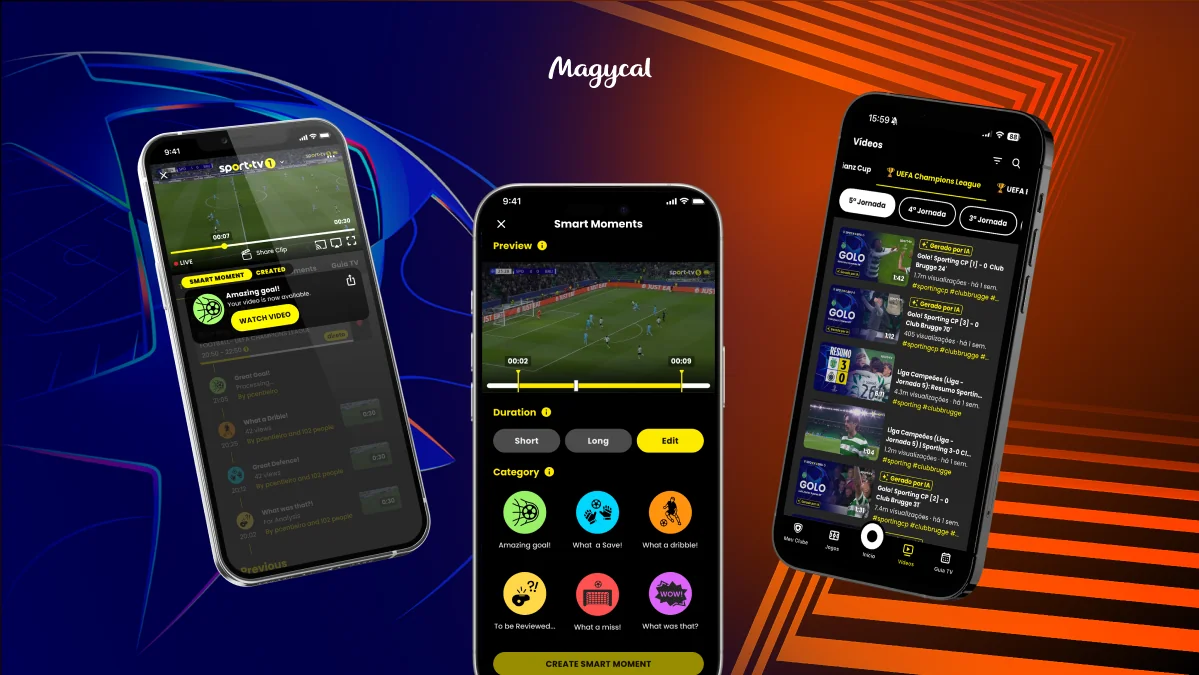 Magycal's broadcast technology - Smart Moments