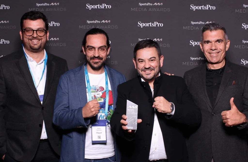 sport tv by Magycal awarded Best in Broadcast Distribution at the SportsPro Media Awards, 2025